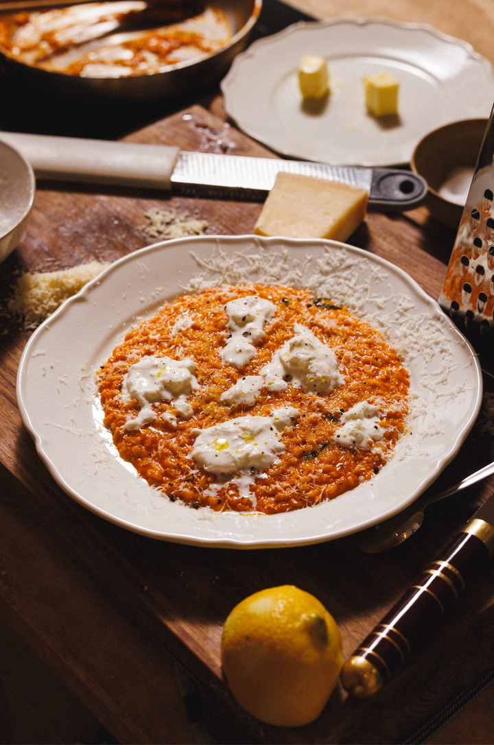 Risotto al Pomodoro e Stracciatella