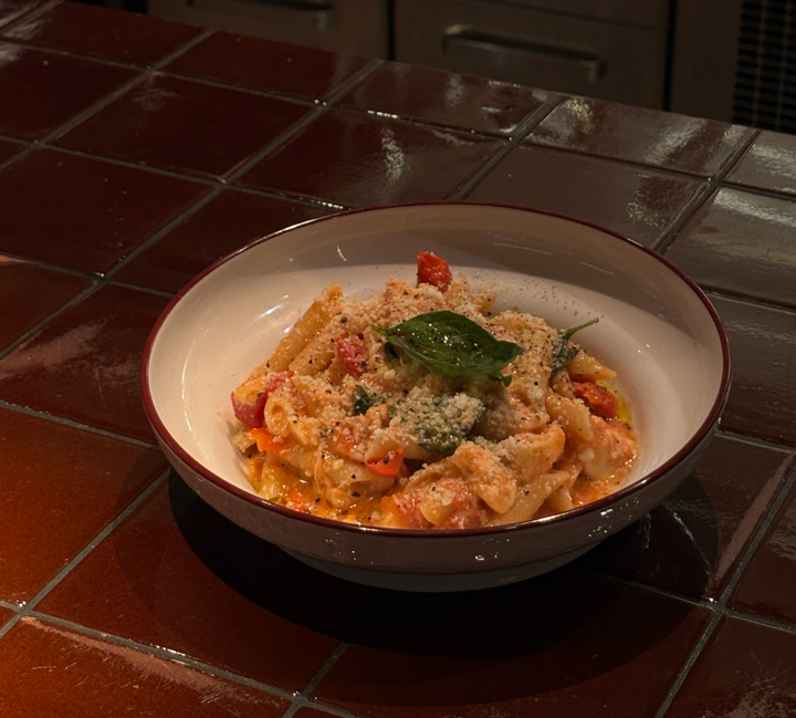 Benjamin och Olivers pastasallad